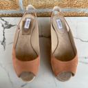 Max Mara  Women's Suede Platform Wedges size 7 Photo 1