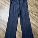 Etcetera  Size 12 Denim Style Pants Wide Leg Stretch High Rise Waist Women’s Blue Photo 3