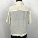 The Row All Off White Sheer Button Up Photo 7