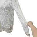 Majorelle  Ash White Silver Sequin Shimmer Mini New Years Eve Dress Womens Size S Photo 9