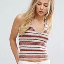 Free People Ditsy Stripe Knit Tank Top Photo 0