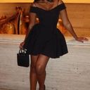 House Of CB  ‘Elida’ black off shoulder mini dress NWOT size S Photo 7