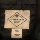 st. john's bay Long Black Puffer Coat Photo 2