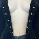 White House | Black Market  Black Velvet Ruffle Blazer Jacket Size 4 Photo 2