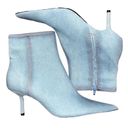 ZARA  Denim Light Blue Denim Ankle Boots(Size 39/8) Photo 6