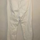 Good American  Good Legs Straight White Jeans Raw Hem Ankle size 18 Plus Photo 2