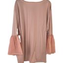 Stella & Dot NEW  Maette Peach Long Bell Sleeve Lightweight Top Women’s Size 2X Photo 6