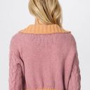 Lush Clothing NWT | Lush Shayla Rhinestone Button Cropped Cable Knit Cardigan Sweater | SZ M Photo 3