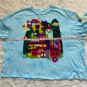 Disney Top Encanto Tie-Dye Long Sleeve T-Shirt Crewneck Casa Madrigal Blue 2X Photo 9