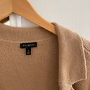 Talbots Tan Notch Collar Wool Blend Sweater Blazer Photo 2