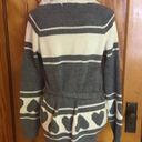 Forever 21  Gray and Cream Heart Belted Cardigan Sweater Photo 10