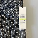 Calvin Klein  Dress Black & White Embroidery Ditsy Print Vintage-y Midi Sz 4 NWT Photo 7