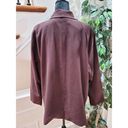 Nordstrom  Women's Brown Viscose Single Breasted Long Sleeve Blazer Coat Size XL Photo 7