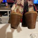 Sofft Tamela Pink Multi Velvet Booties Tan Size 8.5 Photo 13