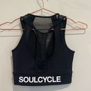 Soul Cycle black sports bra.  Size Extra Small Photo 4