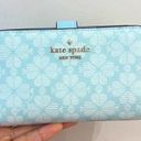 Coach Kate Spade Blue Glow Multi Signature Spade Flower Medium Compact Bifold Wallet Photo 0