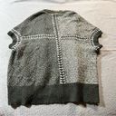 Anthropologie Angel of the North  Grey Oversized Cotton Wool Poncho Cardigan M/L Photo 5