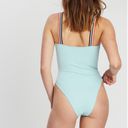 Solid & Striped The Riley One-Piece Sky Elastic |  Womens Swimwear Photo 1