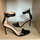 Gianvito Rossi NWOB  Leather Portofino Heels in Black, Size 6.5, never worn! Photo 2