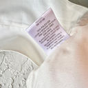 Danielle Bernstein  Spaghetti Strap Handkerchief Top Ivory White Women's Medium Photo 4