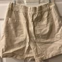 Garage Tan Cinched Waist Cargo Shorts Photo 1