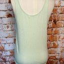 Michael Stars  mint green scoop neck tie front tank top style 6548 medium Photo 4