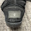 BEARPAW Gently Used  Black Suede Fleece Lined Boots Size 7 Photo 3