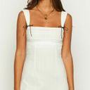 Beginning Boutique Taylor White Tie Back Mini Dress Photo 1