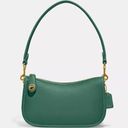 Coach Originals swinger 20 Leather Clutch Shoulder Bag ~NWT~ Bright Green C2643 Photo 0