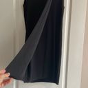 Theory  black sleeveless shift dress wool & silk blend 100% silk top layer Size M Photo 2