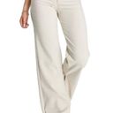 Stradivarius NWT  Beige Ribbed Tailered Wide Leg Pants - Size 8 Photo 0