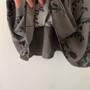 Scarlett 41 Hawthorn  Gray Black Floral Flutter Sleeve Mini Dress S Small NWT Photo 6