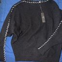 T Tahari  Women's Whipstitched-Trim Dolman-Sleeve Sweater size S- very stretchy‎ Photo 0