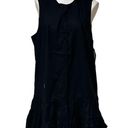 Joie NWT  Limited Edition Button Front Sleeveless Black Tiered Dress XL Photo 7