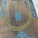 Twisted Solid 14K yellow gold  mesh rope necklace, 5.4g Photo 2