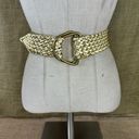 Vintage Gold Toned Woven Women’s Costume Belt Size M Photo 9