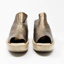 The Moon [Rachel Comey]  Wedge Platform Sandals Slides Lea Bronze Leather NWT Sz 10 Photo 4