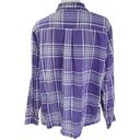 Cabela's Cabela’s Plaid Flannel Button Down Shirt Purple White Size 2XL Photo 1