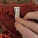 Free People  Strappy Back Lace Bandeau Bra Red Clay Great Condition Size Large Photo 7