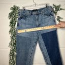 Banana Republic  | women block pattern denim jeans straight legs Photo 4