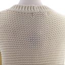 Simply Couture  Oversized Beige Open Knit Pom-Pom Sleeve Sweater Cardigan Photo 8