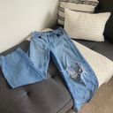 Baggy High Waisted Jeans Size 4 Blue Photo 6