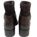 Brighton  Johnny Women’s  Brown Woven Leather Booties Size 10 M Photo 7