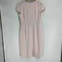 Rachel Parcell  Short Sleeve V-Neck Sheath Knee Length Dress Light Pink Medium Photo 2