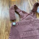 American Eagle NWT Mauve Pink Corduroy Mauve Skirt-All Overalls Dress Size XL Photo 7