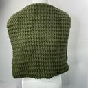 infinity Frenchi  Green Chunky Knit Scarf Photo 5