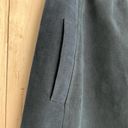 Vintage Blue  Soft Velvet Midi Pencil Wrap Skirt Tie Close No Size Photo 3