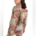 Guess  Maculage Mix Connie Printed Mock-Neck Full Zip Dress Sweater Jacket L NEW Photo 3