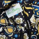 Vera Bradley  Eloise Ellie Blue Yellow Paisley Elephant Quilted Satchel Bag Photo 5