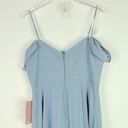 Birdy Grey NWT  Spence Convertible Dress in Dusty Blue Gown Size Small S NEW Photo 11